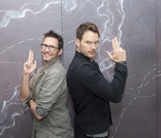 Chris Pratt avec Frank Rousseau pour DANDY