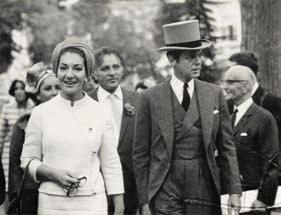 Alexis de Rédé avec la Callas en 1968 D.R.